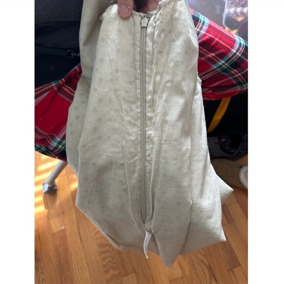 Michael Michael Kors Gold Metallic Eyelet Shift Dress Size 12 - Picture 7 of 9